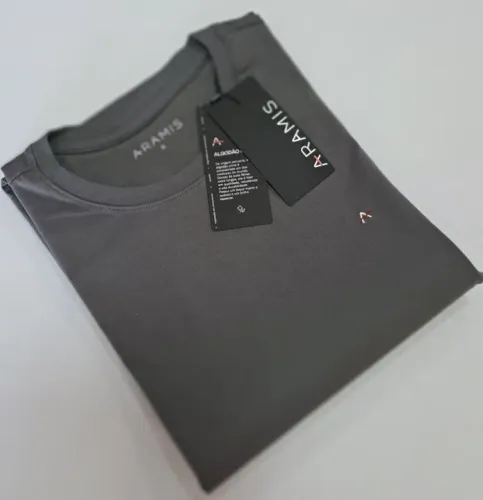 Camiseta Aramis Cinza - Novo