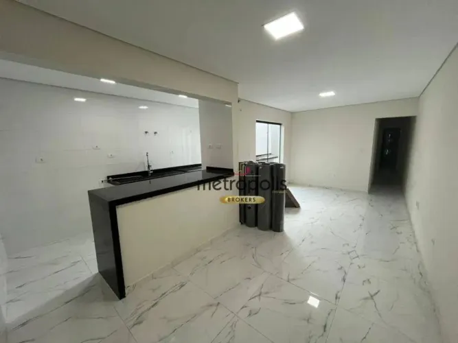 Apartamento à venda, 90 m² por R$ 715.000,00 - Vila Scarpelli - Santo André/SP