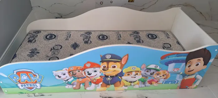 Cama infantil Patrulha Canina com colchão 