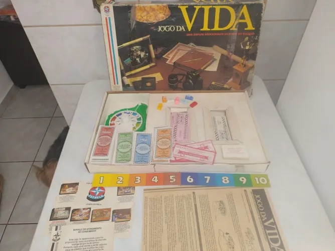 Jogo Da Vida Antigo Anos 80