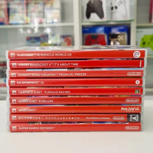 Estoque de seminovos Nintendo switch games