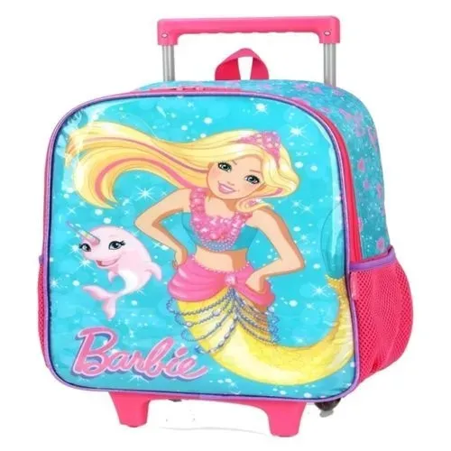 Mochila Infantil de Rodinhas Barbie - Luxcel