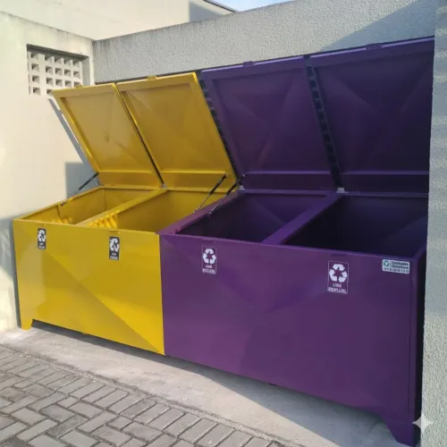 Lixeira grande capacidade 3700lts