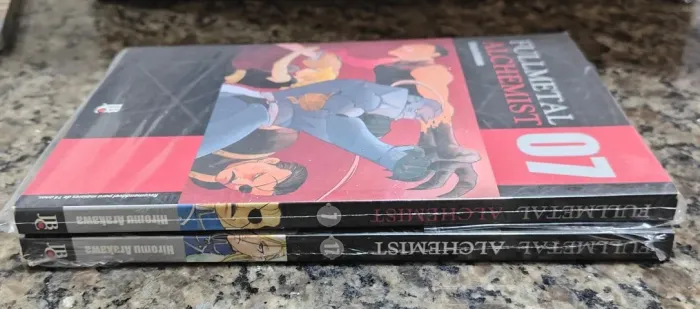 Mangá Fullmetal Alchemist Nª 07 e 17