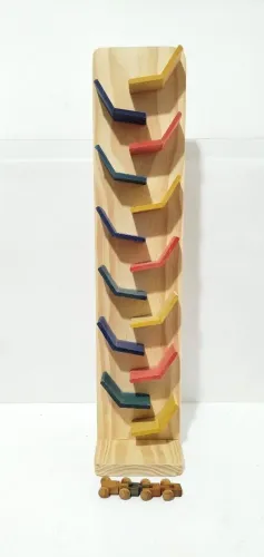 Brinquedo de madeira para crianças - Jogo de corrida