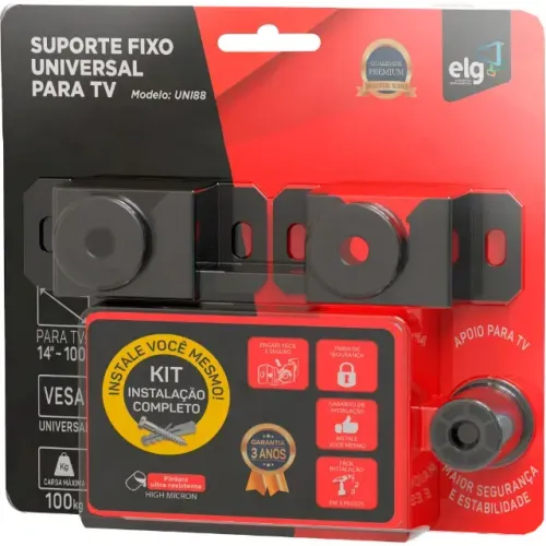 Suporte fixo universal p/ TV