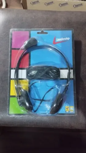 Headset Fone de Ouvido com Fio Leadership - Novo