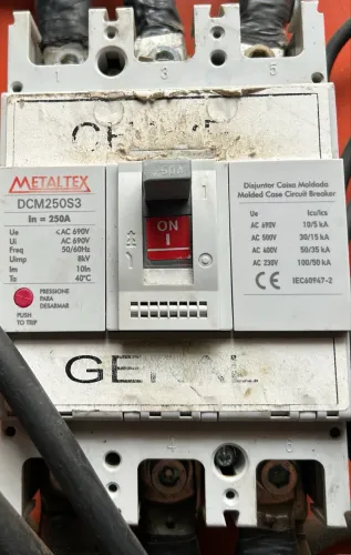Disjuntor METALTEX 250a