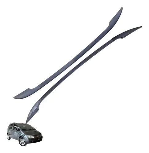 Par Rack Teto Fiat Idea 2010 - Preto