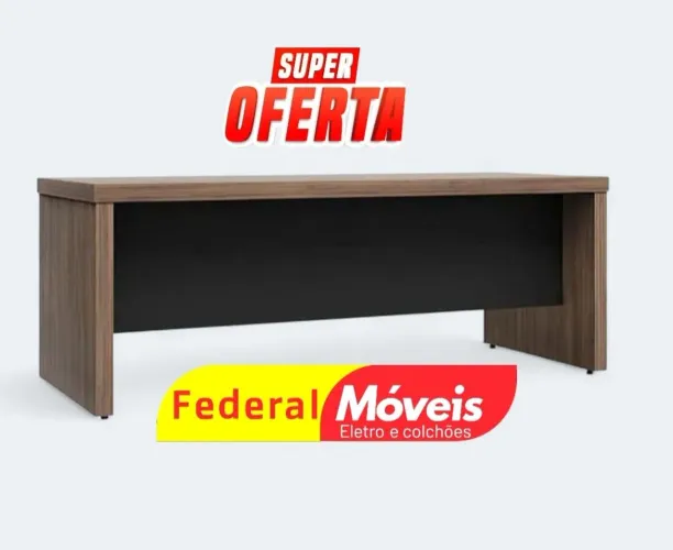 Escrivaninha Mesa para Escritório - 1,50x0,60 | Nova e Moderna