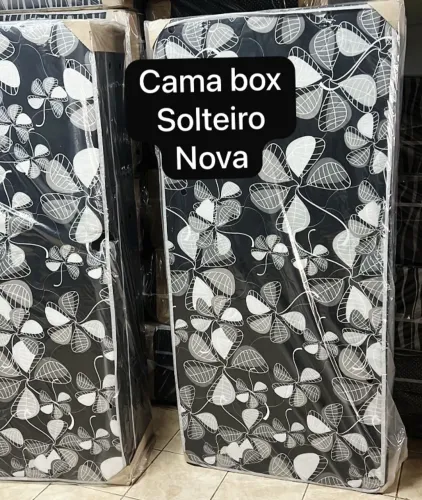 Cama box solteiro(novo) 