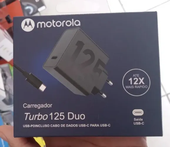 CARREGADOR MOTOROLA TIPO C - FAÇO ENTREGA
