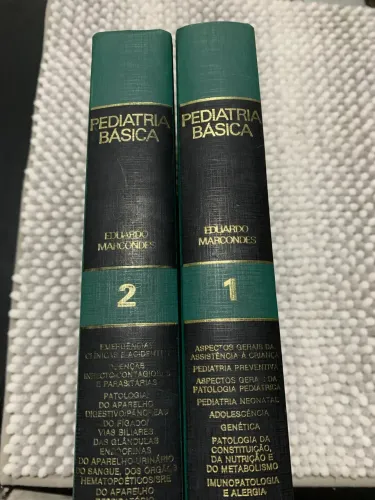 Coleção Pediatria Básica - Vol. 1 e 2 - Eduardo Marcondes - Sarvier ( Livros Medica)