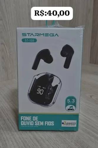 Fone de Ouvido Sem Fio ST-159 StarMega - Bluetooth 5.3