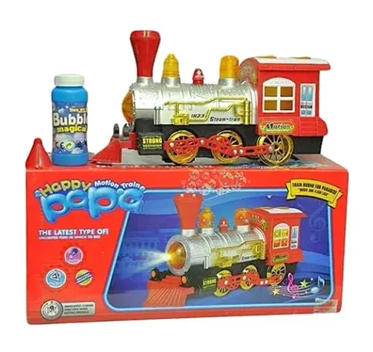 Trem Dispensador de Bolhas Papa Happy Motion Train