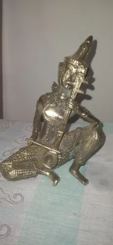 Escultura de bronze antiga indiana 