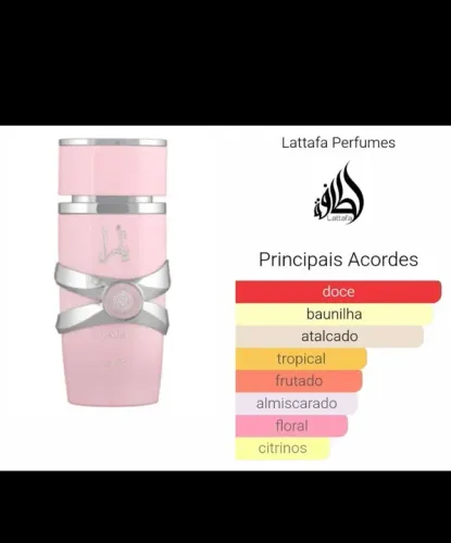 Perfume Lattafa - YARA - 100ml. NOVO. ORIGINAL.
