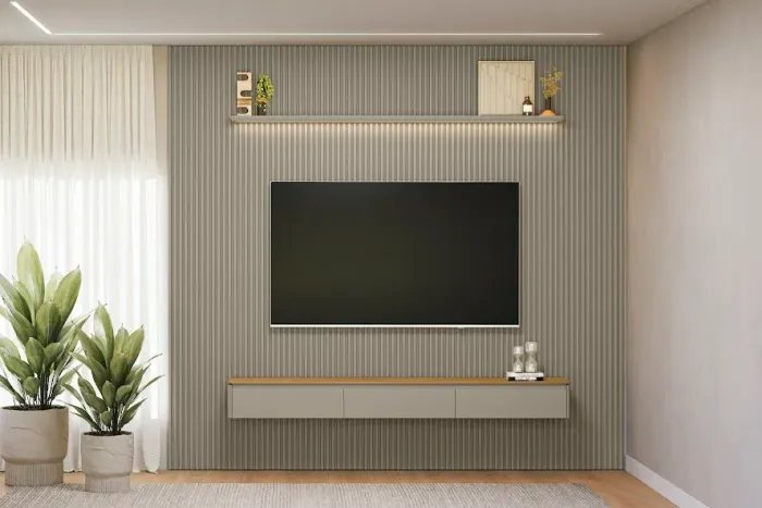 Painel modulado ripado trop 