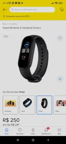 Relógio smartwatch 