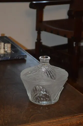 Bomboniere em cristal com tema floral