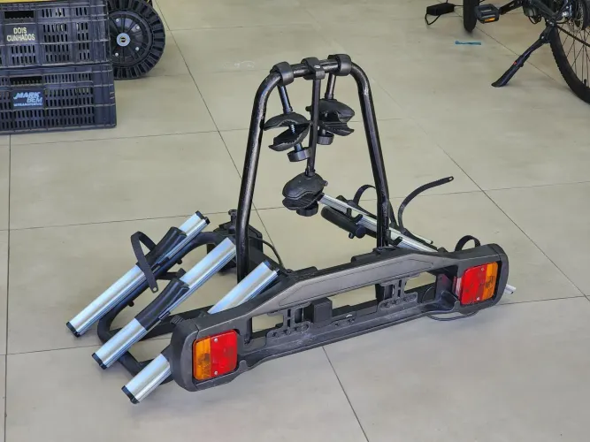 Suporte de bike Transbike Engate Reboque P/ 3 Bicicletas Padrão Thule