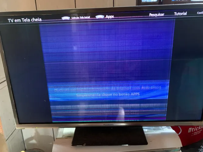 Vendo tv Panasonic com defeito
