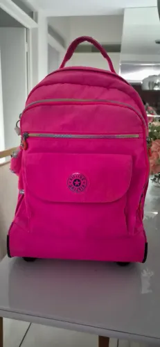 Mochila Kipling pink original em excelente estado