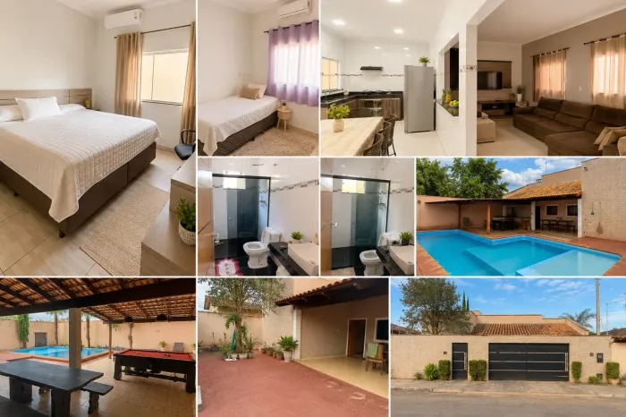 ? Casa para Alugar com Piscina, Área Gourmet e Amplo Espaço