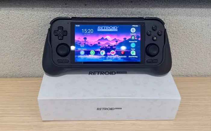 Video game portátil Retroid pocket 4 pro 8 GB/128GB + Card SD 256GB + Acessórios 