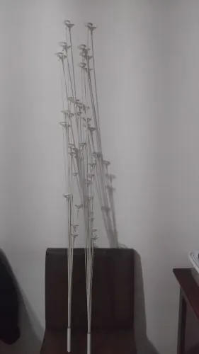 Kit 2 Suportes Para Balão De Chão 1,54m - Efeito Gás Hélio