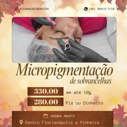 Micropigmentação de sobrancelhas