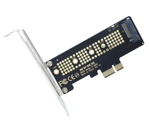 Adaptador de SSD M2 NVME Pci-Express x1 para Pcs e Desktops