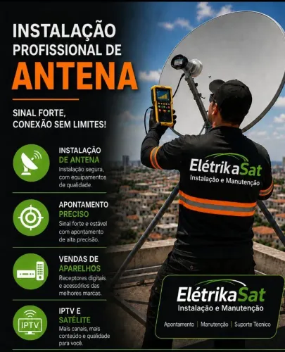 Antena - instalação e manutenção 