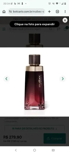 Malbec deo parfum 90 ml