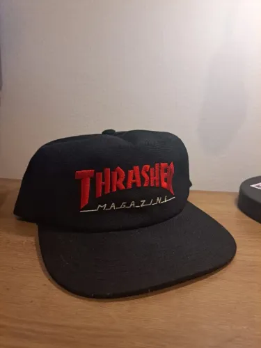 Boné Thrasher Magazine Original Snapback Preto - Excelente Estado