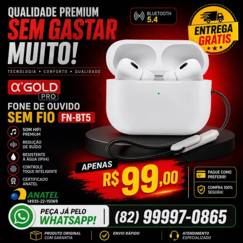 Fone de Ouvido - Bluetooth