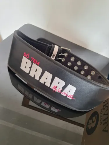 Cinturão de Treino Vivi Winkler Só tem Braba -  Preto