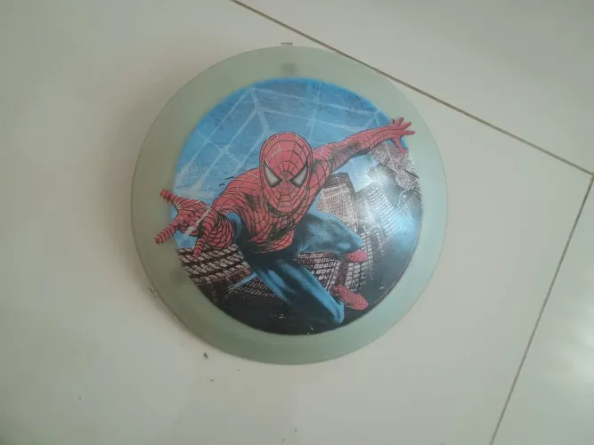 Luminária de Teto Homem-Aranha