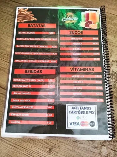 Cardápio personalizado