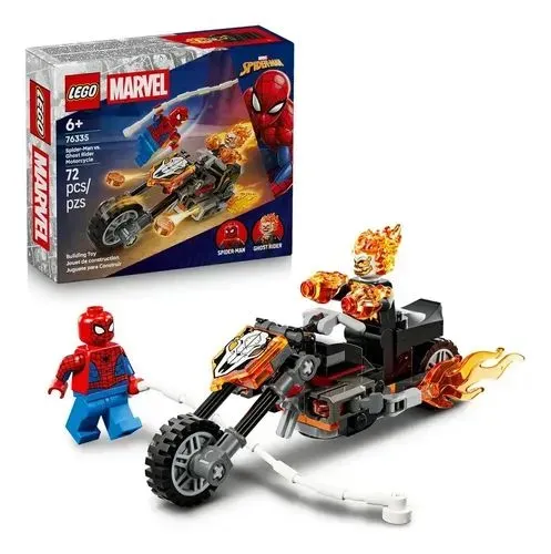 Lego Spiderman e Motoqueiro fantasma Selado Pronta Entrega