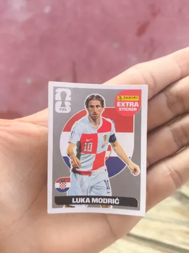 Figurinha legend modric de prata
