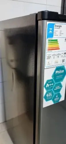 Frigobar Philco Inox Pfg111i 92l 220v Novo, Nunca Usado
