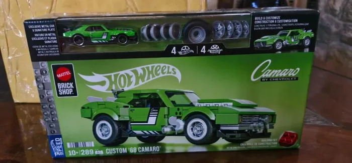 Mattel Brick Shop Hot Wheels Speed Custom '68 Camaro NOVO