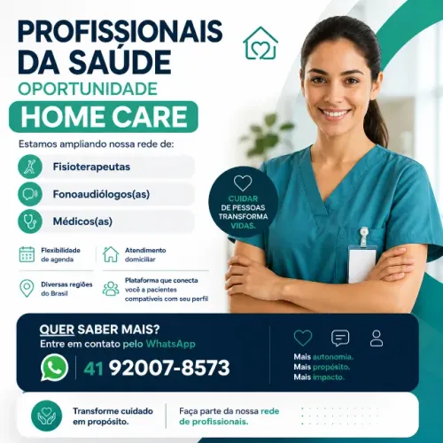 Profissionais da Saúde | Fisioterapeutas, Fonoaudiólogos e Médicos | Home Care
