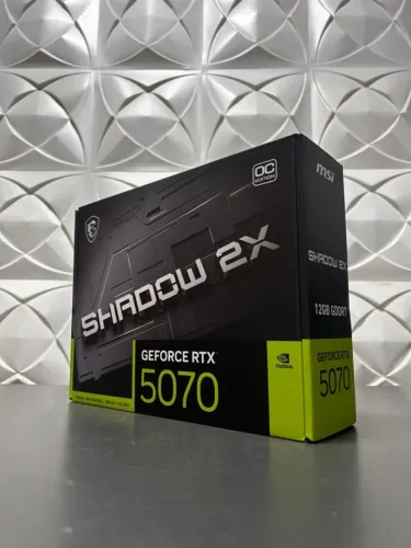RTX 5070 12GB MSI Shadow 2X OC | Nova, Lacrada, NF e Garantia