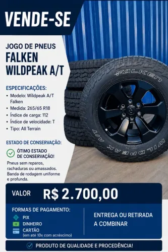 Pneus a venda