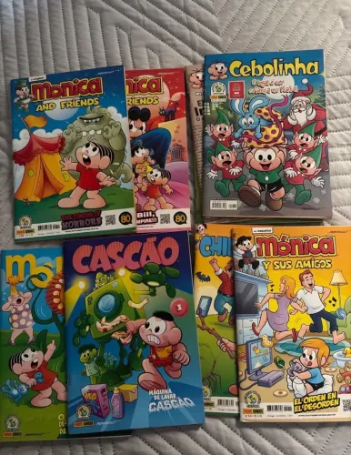 50 revistinhas comuns turma da Mônica + 2 gogos