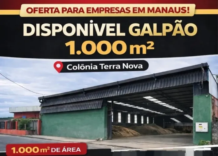 Galpão  para aluguel possui 1000 metros quadrados em Colônia Terra Nova - Manaus  AM