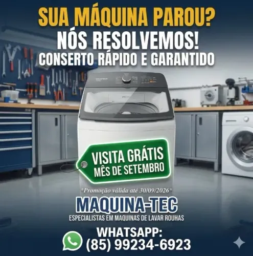 Concerto de máquina de lavar roupas