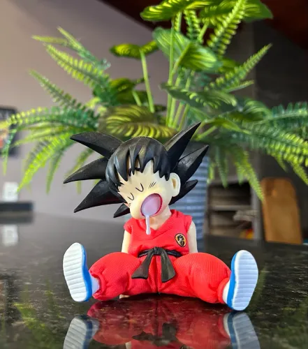 Action Figure Goku Criança Dormindo Dragon Ba